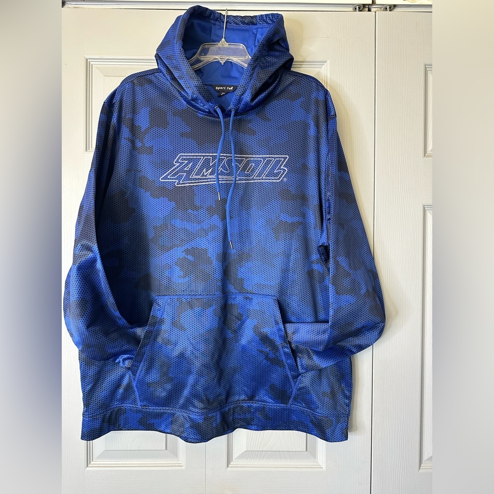 Mens Amsoil Hooded Sweatshirt Hoody Size 2X XXL